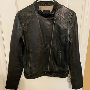 Gap Edition Leather Moto Jacket